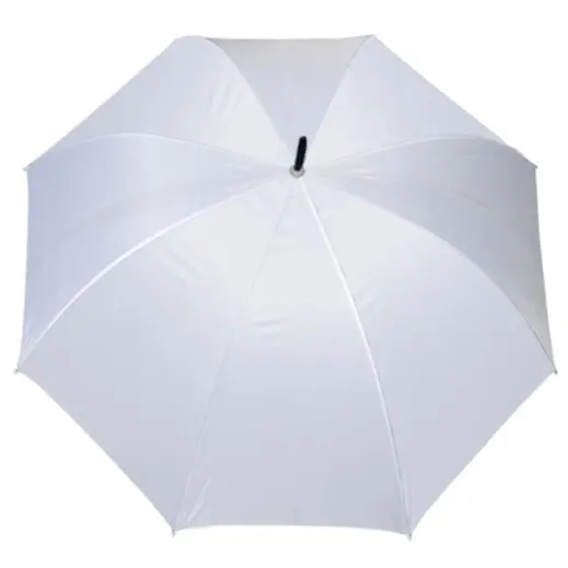 Large Golf Umbrella - EVA Handle White Open